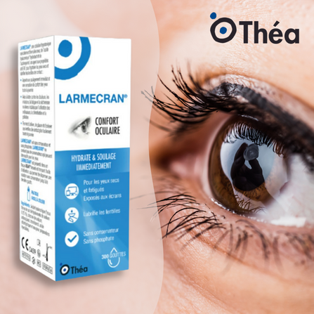 Les gouttes oculaires Larmécran® de Théa