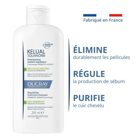 Retrouvez votre shampoing Ducray pour pellicules grasses sur Pharmazon.fr