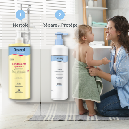 Retrouvez votre routine peau atopique Dexeryl sur Pharmazon.fr !