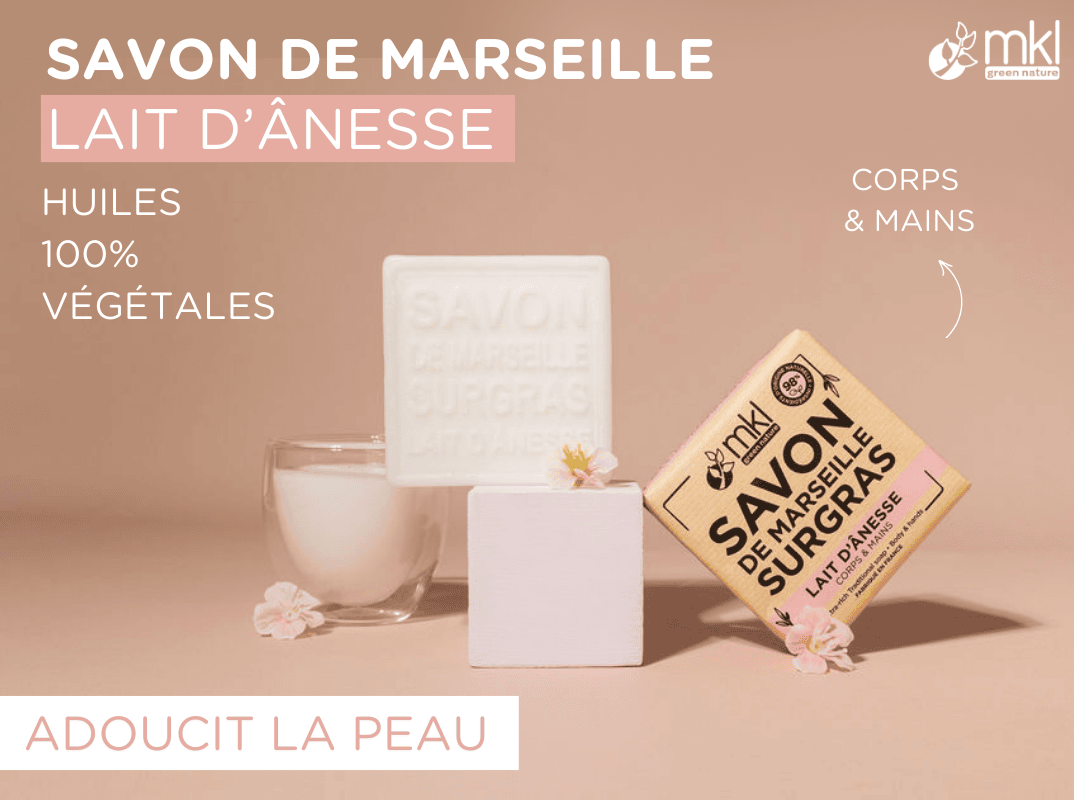 savon de marseille au lait d'anesse 