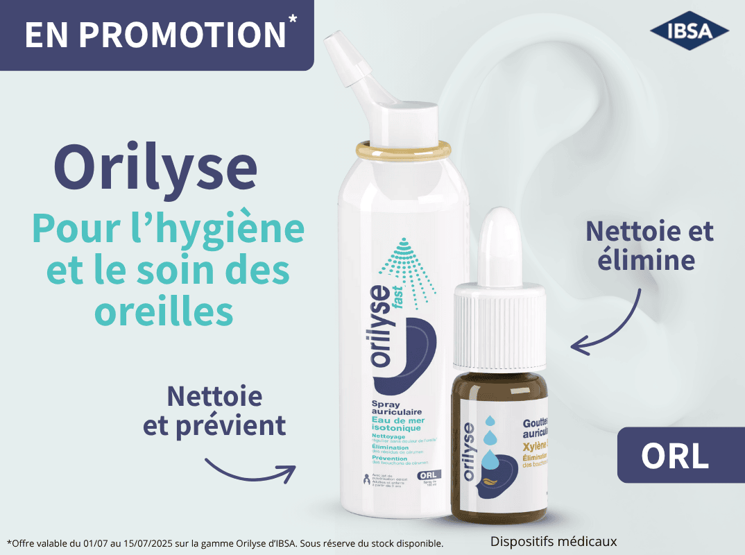 La gamme Orilyse en promotion pour l'hygiène et le soin des oreilles