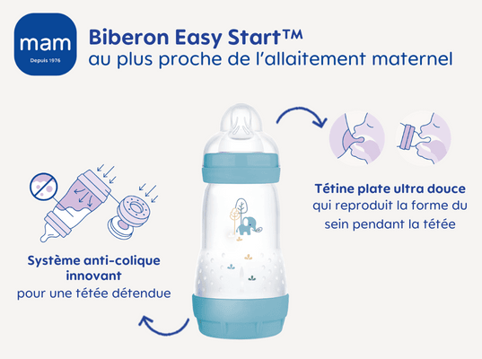 Biberon Easy Start, au plus proche de l'allaitement maternel