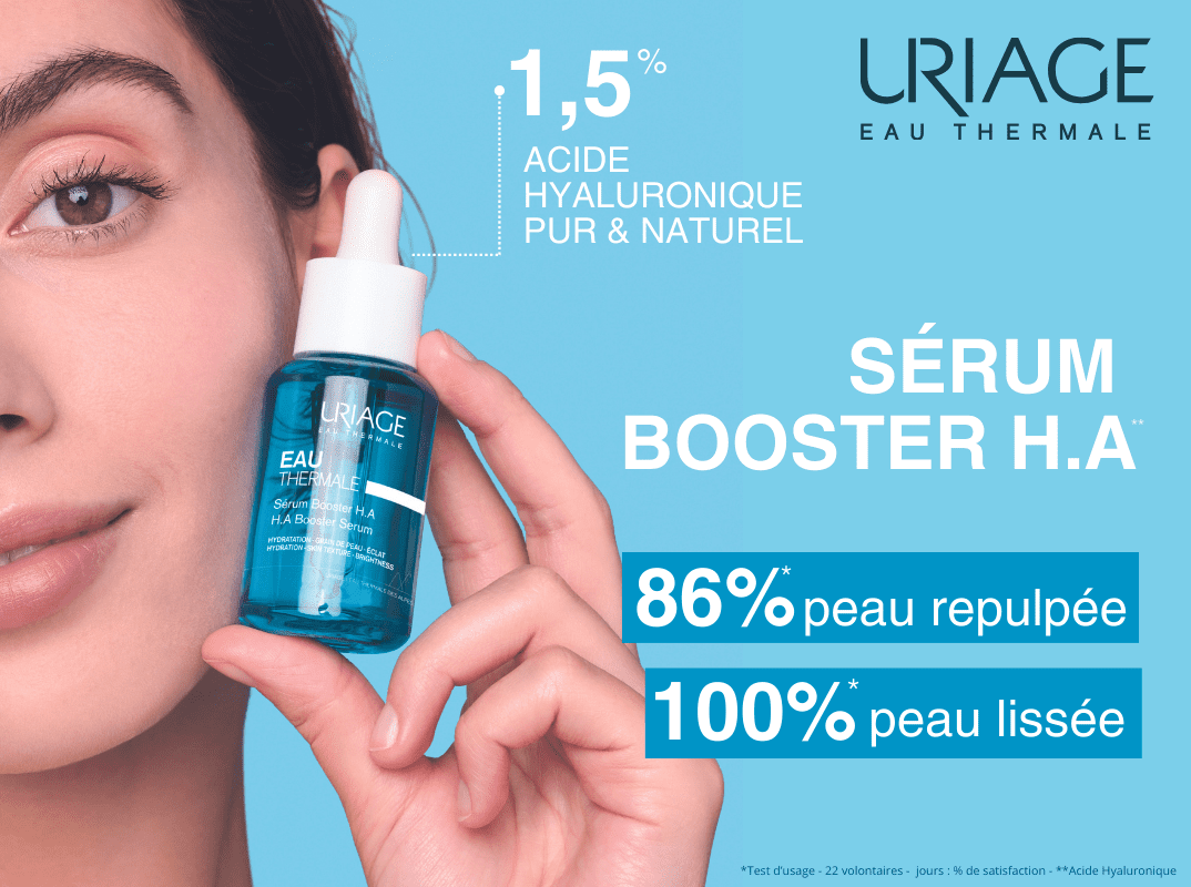 la nouveauté Sérum Booster H.A d'Uriage sur Pharmazon.fr