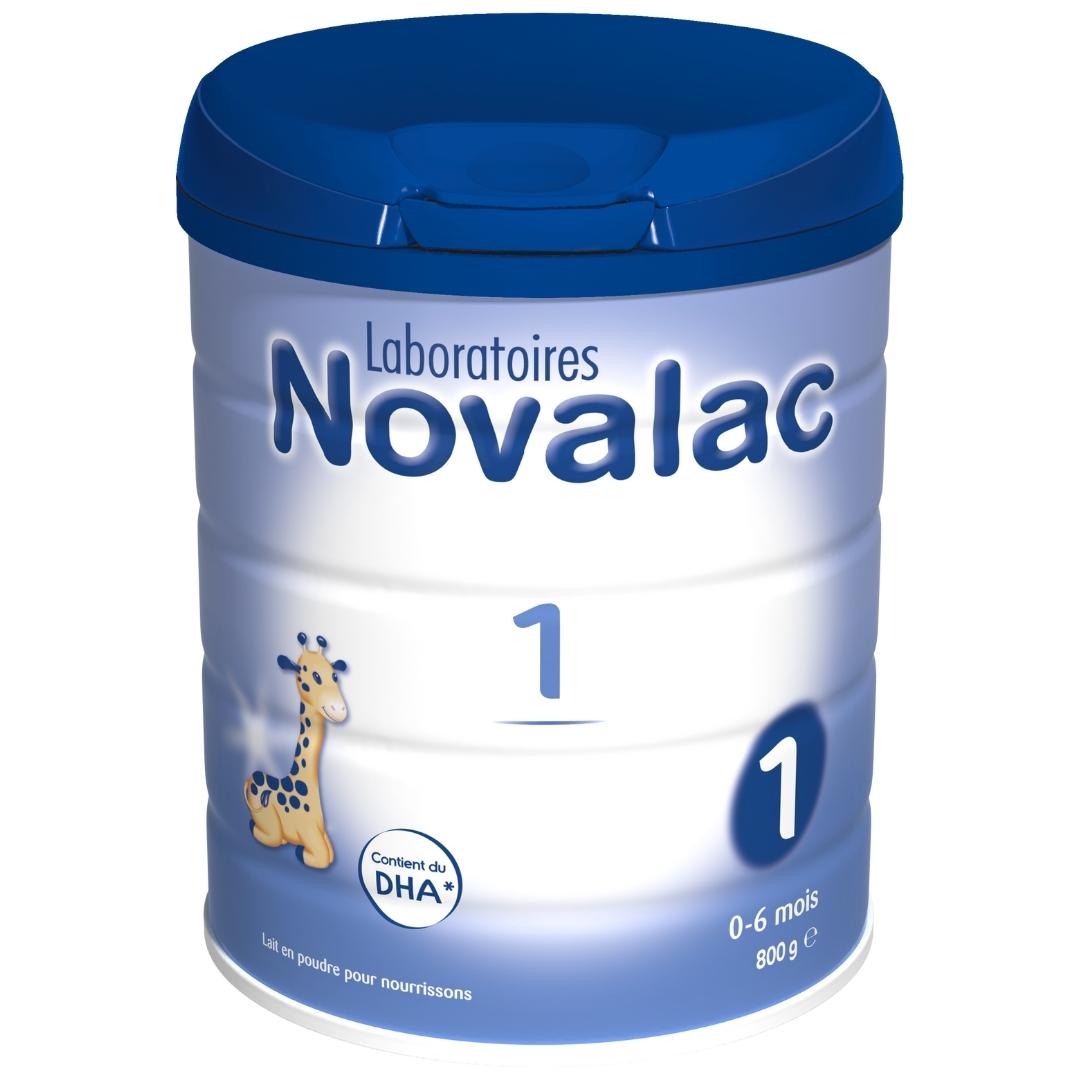 Novalac 1 Lait pour Bébé 0-6 mois, boite de 800g