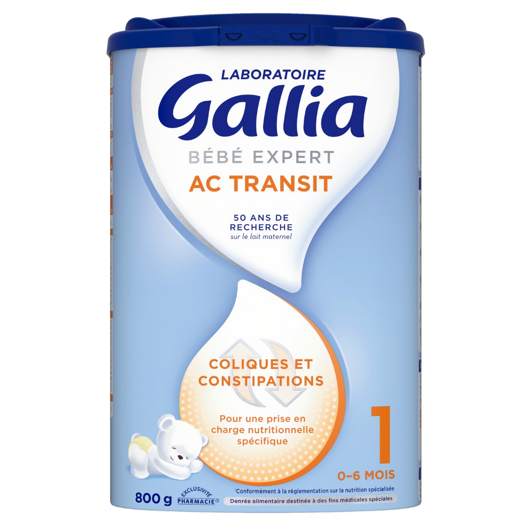 Gallia Bébé Expert AC Transit 1er âge - 800g - Pharmacie en ligne