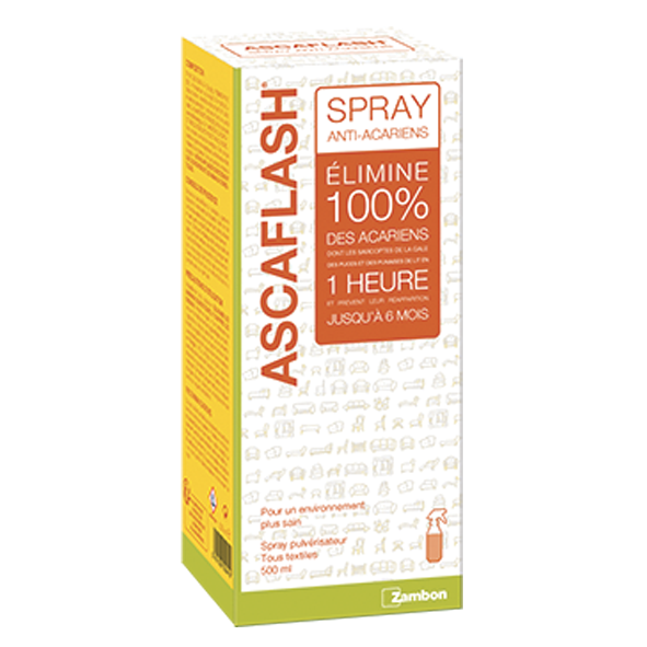 AscaFlash spray anti-acariens spray 500ml