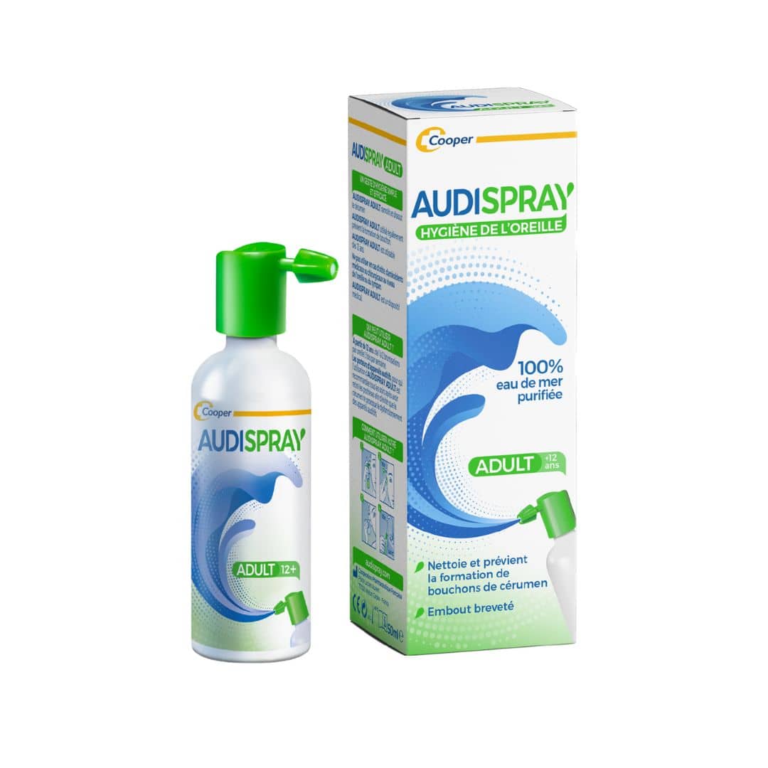 audispray adult est un spray pour l'hygiène de l'oreille
