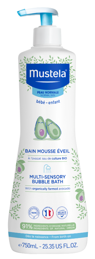 Bain Mousse à l'Avocat BIO : Lavant Moussant Bébé