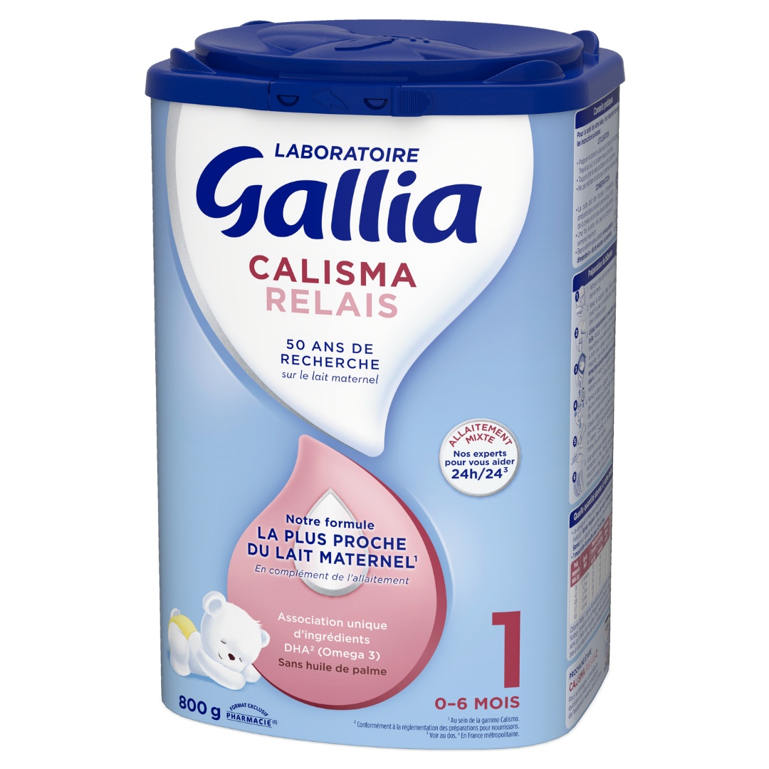 CALISMA RELAIS - Lait en Poudre 1er Âge - De 0 à 6 mois, 800g