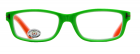 E Lunettes +1.00 rouge/vert