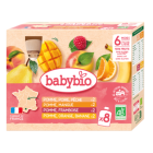 Multipack pomme multifruits - Boite de 8 gourdes de 90g