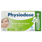 Sérum physiologique unidose en plastique végétal 40x5ml