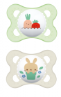 2-6 mois "animaux" silicone x2 (coloris aléatoire)