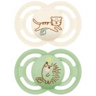 Perfect 6+ mois Animaux Silicone Lot de 2 (Coloris aléatoire)