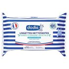 70 Lingettes nettoyantes dermo- apaisantes 3en1