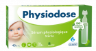 Sérum physiologique unidose en plastique végétal 40x5ml