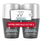 Dermo-détranspirant Invisible Protect 72h Lot de 2 Roll-on 50ml