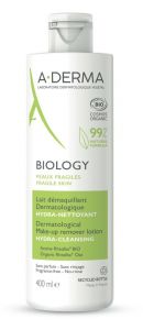 Lait démaquillant dermatologique Bio 400ml