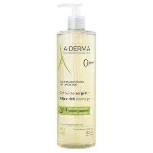 Gel douche surgras - Flacon pompe de 750ml