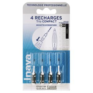 Recharge noir 0 étroit 0.6mm - Boite de 4