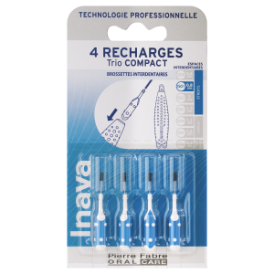 Recharge bleu 1 étroit 0.8mm - Boite de 4