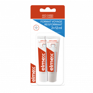 tubes de voyages anti-caries 2x12ml