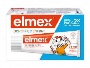dentifrice protection anticaries enfant 3-6ans 2x50ml