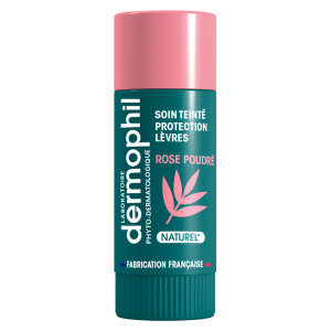 Stick lèvres hydratant teinté rose poudré - Tube de 4g