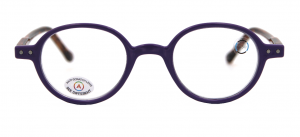 B Lunettes +1.50 violet/marron