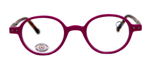 E Lunettes +1.50 rose/marron