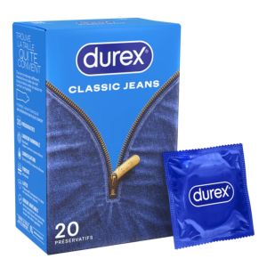 Préservatifs classic jeans - Boite de 20