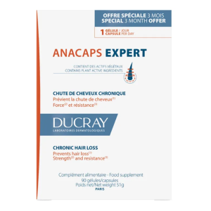 Expert chute de cheveux chronique - Boite de 90 gélules
