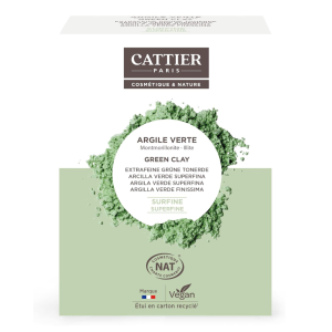 Argile verte surfine - Boite de 750g