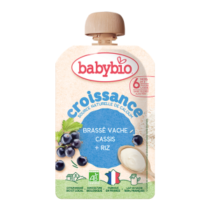 Brassé croissance cassis riz - Gourde de 100g