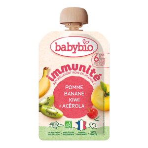 Immunité pomme banane kiwi - Gourde de 100g