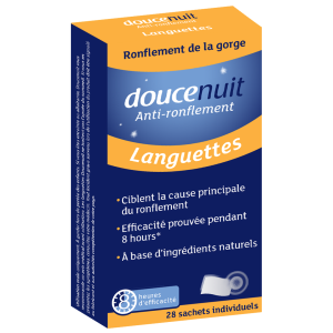 Languettes anti-ronflement longue durée boite de 28