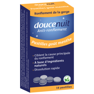 Pastilles anti-ronflement menthe boite de 16