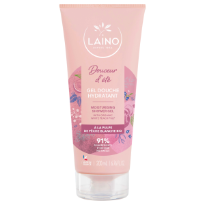 Gel douche à la pulpe de pêche blanche BIO - Tube de 200ml