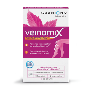 Veinomix Confort Veineux Boite de 60 Comprimés