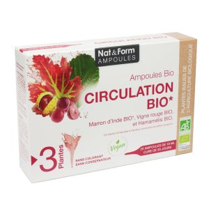Circulation BIO - Boite de 20 ampoules de 10ml