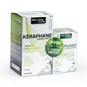 Keraphane gélules boite de 180+60