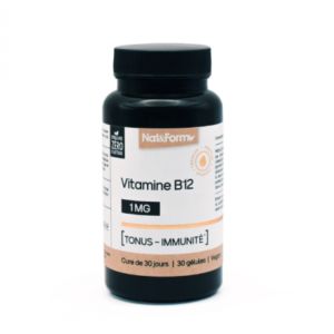 Vitamine B12 Tonus & Immunité Boite de 30 gélules