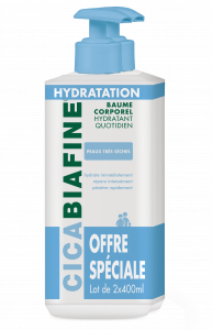 Duo Baume hydratant corps 2x400ml Offre spéciale