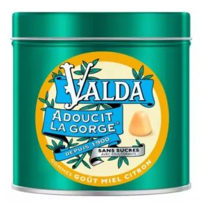Miel citron gommes sans sucre - Boite de 140g
