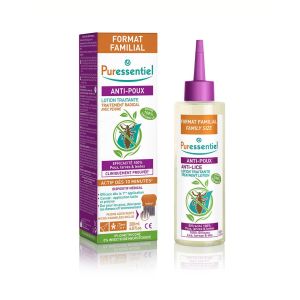Lotion traitante avec peigne - Flacon de 200ml
