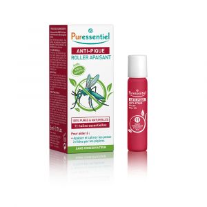 Roller Apaisant aux 11 Huiles Essentielles - BIO - Aide à apaiser et calmer les peaux irritées par les piqûres - Actifs 100 pourcent Naturels - 5 ml