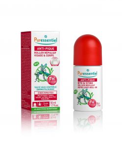 Roller Répulsif - Anti-Moustiques - Visage & Corps - 50 ml