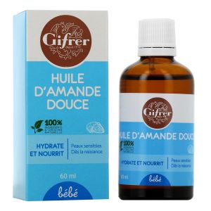 Huile d'amande douce - Flacon de 60ml