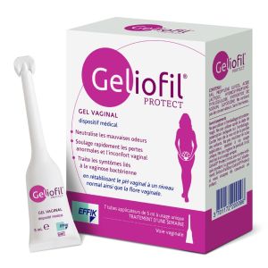 Geliofil Protect Gel vaginal Boite de 7 unidoses de 5 ml