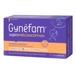 Gynéfam Supra Préconception Boite de 60 capsules